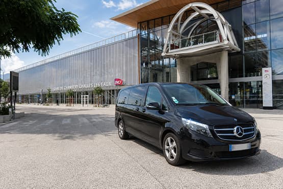 Chauffeur privé VTC gare de Chambéry Navettes VTC avec les gares de Chambéry-Challes-les-Eaux et de toute la Savoie